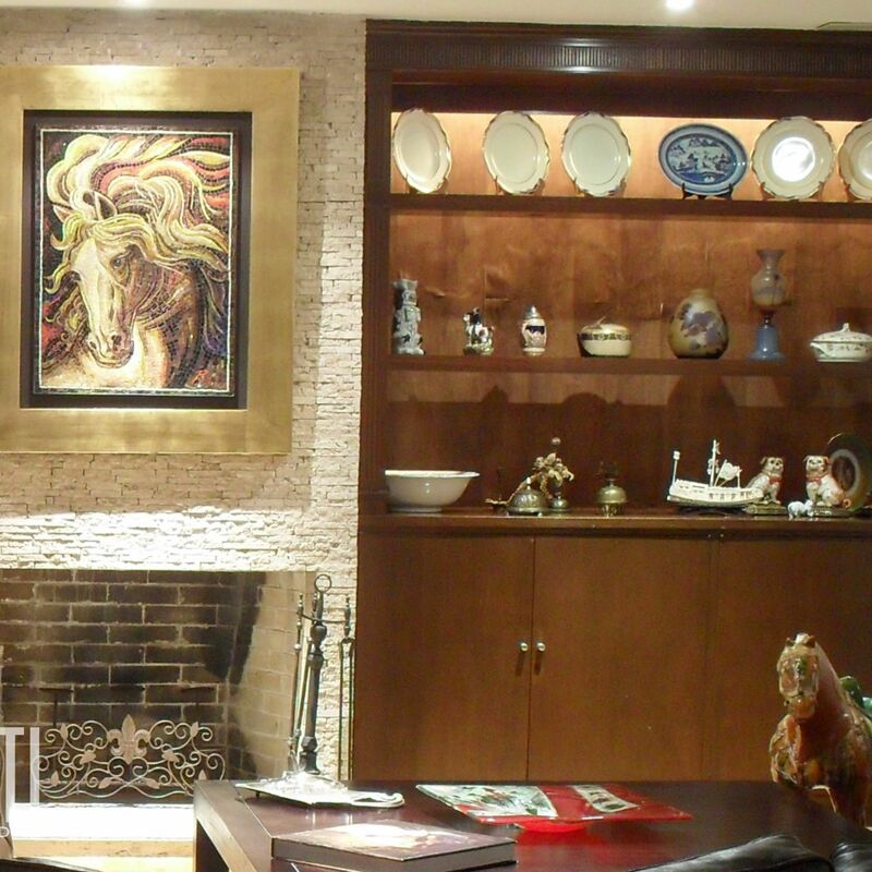 Custom smalti glass mosaic artwork.
Artist: JPina