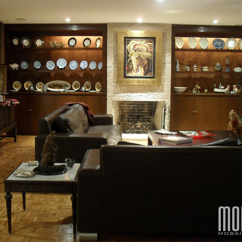 Custom smalti glass mosaic artwork.
Artist: JPina